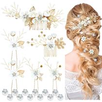 Acessórios de cabelo Cinaci Bridal Wedding 18 unidades para mulheres