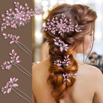 Acessórios de cabelo de casamento IRYCSSCE Crystal Hair Comb com alfinetes