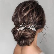 Acessórios de cabelo de noiva Alfinetes de cabelo de casamento SWEETV com flores