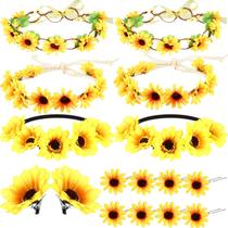 Acessórios de cabelo Fiada Sunflower 16 peças para mulheres e meninas
