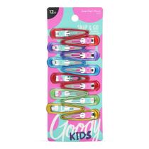 Acessórios de cabelo Goody Kids Contour Snap Clips 12 unidades