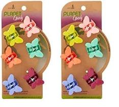 Acessórios de cabelo Goody Planet Bio-Plastic Mini Butterfly Clips