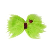 Acessórios De Cabelo Grinch Verde Para Meninas, Tiara De Pelúcia, Adereços Engraçados, Grampos De