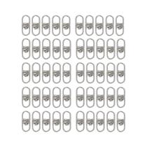 Acessórios De Chaveiro Com Fecho Em Forma De 8 Rotativo, 30, 50, 100 PCS, Pingente De Joias