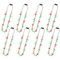 Acessórios de colar: EOBOH Christmas Light Up, 8 unidades, 3 modos Acessórios de colar: EOBOH Christmas Light Up, 8 unidades, 3 modos