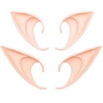 Acessórios de cosplay Elf Ears Fairy Pixie Soft Pointed Tips Acessórios de cosplay Elf Ears Fairy Pixie Soft Pointed Tips