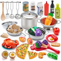 Acessórios de cozinha Playset Kidsciety Pretend Play 52 unidades Acessórios de cozinha Playset Kidsciety Pretend Play 52 unidades