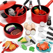 Acessórios de cozinha Playset Lehoo Castle com panelas e frigideiras Acessórios de cozinha Playset Lehoo Castle com panelas e frigideiras