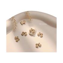 Acessórios De Decoração DIY Em Liga Metálica, Charms De Arte De Unhas 3D Com Tema Urso Kawaii, Laço Acessórios De Decoração DIY Em Liga Metálica, Charms De Arte De Unhas 3D Com Tema Urso Kawaii, Laço