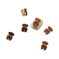 Acessórios De Decoração DIY Em Liga Metálica, Charms De Arte De Unhas 3D Com Tema Urso Kawaii, Laço Acessórios De Decoração DIY Em Liga Metálica, Charms De Arte De Unhas 3D Com Tema Urso Kawaii, Laço