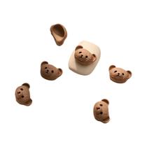 Acessórios De Decoração DIY Em Liga Metálica, Charms De Arte De Unhas 3D Com Tema Urso Kawaii, Laço Acessórios De Decoração DIY Em Liga Metálica, Charms De Arte De Unhas 3D Com Tema Urso Kawaii, Laço