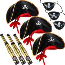 Acessórios de fantasia de pirata Skylety 9 peças para o Halloween