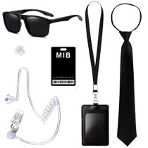 Acessórios de fantasia Horolam MIB Agent Secret Service 6PCS
