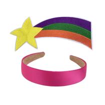 Acessórios de fantasia TOMIGO Stain Hot Pink Headband Feminina