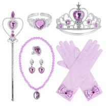 Acessórios de festa Princess Dress Up Cocojeci 9 unidades para meninas