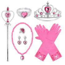 Acessórios de festa Princess Dress Up Cocojeci 9 unidades para meninas