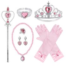 Acessórios de festa Princess Dress Up Cocojeci 9 unidades para meninas