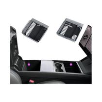 Acessórios De Flocagem Para Console Central E Apoio De Braço Superior E Inferior Do Tesla Model 3