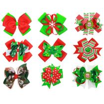 Acessórios de gancho de cabelo Himine Halloween Christmas Girls, 9 unidades Acessórios de gancho de cabelo Himine Halloween Christmas Girls, 9 unidades