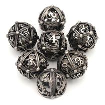 Acessórios de jogo de tabuleiro Metal Dice Chips para todas as idades
