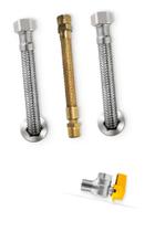 Acessórios de Ligação de Aquecedor a Gás Komeco M3/4" F3/4" 40cm Acessórios de Ligação de Aquecedor a Gás Komeco M3/4" F3/4" 40cm