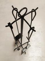 Acessórios de Limpeza para Lareira, Churrasqueira e Forno a Lenha 5 Peças em Ferro Acessórios de Limpeza para Lareira, Churrasqueira e Forno a Lenha 5 Peças em Ferro