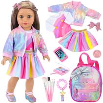 Acessórios de moda para bonecas UNICORN ELEMENT American de 18 polegadas