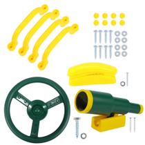 Acessórios de playground RedSwing para crianças com roda de navio pirata Acessórios de playground RedSwing para crianças com roda de navio pirata