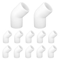 Acessórios de PVC, cotovelo de 45 graus, 3/4 polegadas, pacote com 12 unidades wtxhhy