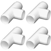 Acessórios de PVC LetsFix 1 camiseta de 3 vias (pacote com 4) Furniture Grade Acessórios de PVC LetsFix 1 camiseta de 3 vias (pacote com 4) Furniture Grade
