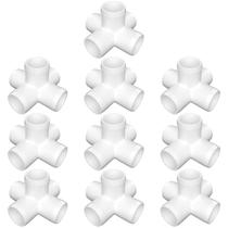 Acessórios de PVC LetsFix de 1/2 a 5 vias (pacote com 10) para móveis Acessórios de PVC LetsFix de 1/2 a 5 vias (pacote com 10) para móveis