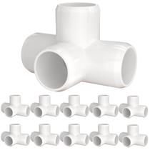 Acessórios de PVC LetsFix de 4 vias, 3/4 polegadas (pacote com 10), grau de mobiliário Acessórios de PVC LetsFix de 4 vias, 3/4 polegadas (pacote com 10), grau de mobiliário