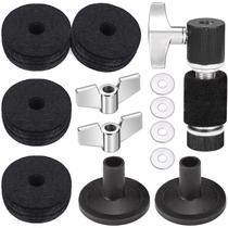 Acessórios de substituição de pratos Facmogu 13PCS para conjunto de tambores Acessórios de substituição de pratos Facmogu 13PCS para conjunto de tambores