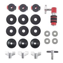 Acessórios de substituição de pratos Seteol 21 unidades para conjunto de tambores