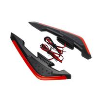 Acessórios Decorativos Universais Para Motocicletas: Spoilers Laterais Dianteiros Com Luzes LED Acessórios Decorativos Universais Para Motocicletas: Spoilers Laterais Dianteiros Com Luzes LED