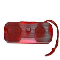 Acessórios do receptor de áudio e vídeo alto-falante bluetooth luz led sem fio portátil duplo alto-falante subwoofer dj alto-falantes de som vermelho