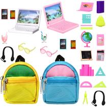 Acessórios Dollhouse Charniol, mini tablet para laptop de 29 peças Acessórios Dollhouse Charniol, mini tablet para laptop de 29 peças