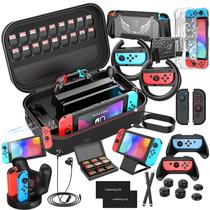 Acessórios HEYSTOP para Nintendo Switch - Pacote com 28 Peças