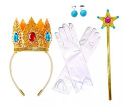 Acessórios Infantil Menina Princesa Peach Super Mario