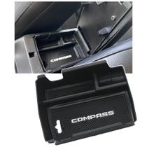 Acessórios Jeep Compass 1.3t 2022 2023 2024.. Porta Treco Organizador Objetos Moeda