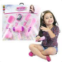 Acessórios Menina Secador Chapinha Escova Infantil Salao beleza - Bs Toys Acessórios Menina Secador Chapinha Escova Infantil Salao beleza - Bs Toys