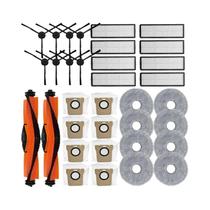 Acessórios Para Aspirador Robô Xiaomi X20 Max D109GL Mijia M30: Escova Principal, Escova Lateral,