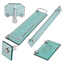 Acessórios para Banheiro em Vidro 5 Peças 10mm - Vildrex
