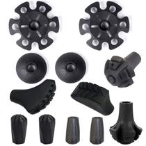 Acessórios para bastões de trekking e pontas de borracha de reposição de dioides