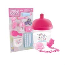 Acessorios para boneca com mamadeira escova fraldinha diver - Divertoys Acessorios para boneca com mamadeira escova fraldinha diver - Divertoys