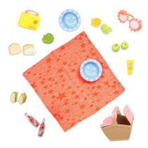Acessórios para bonecas Conjunto de piquenique Glitter Girls GG para crianças de 14 polegadas Acessórios para bonecas Conjunto de piquenique Glitter Girls GG para crianças de 14 polegadas