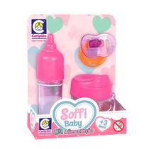 Acessórios para Bonecas - Soffi Baby - Kit Alimentação - Cotiplás Acessórios para Bonecas - Soffi Baby - Kit Alimentação - Cotiplás