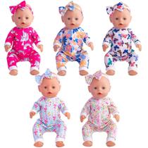 Acessórios para bonecas Sweet Dolly de 15 a 18 polegadas com conjunto de 10 peças