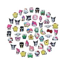 Acessórios Para Calçados Sanrio MESUCA 10 30 52 Peças Decorações Para Clogs, Bogg Bag, Bubble Slides