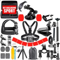 Acessórios Para Câmera de Ação Sport 4k Ultra Lançamento Exclusivo Hd Maleta Kit Completo